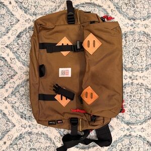 Topo Designs Colorado Commuter Briefcase Laptop Bag/Backpack Tan